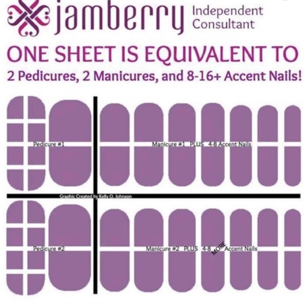 Jamberry Wraps, Fountain of Youth, Full Set - Picture 6 of 6